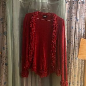 It's Our Time Crimson Knit Sweater